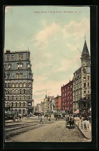 AK Rochester, NY, State Street looking North