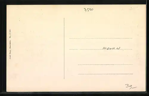 AK Karlsruhe, Marktgrafen-Plais mit Strassenbahn und Denkmal