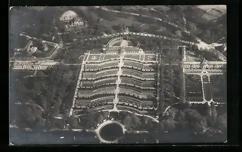 AK Potsdam, Schloss Sanssouci, Fliegeraufnahme