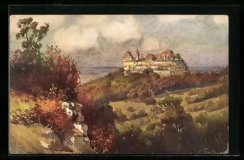 AK Coburg, Veste Coburg im Herbst