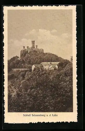 AK Schaumburg /Lahn, Schloss mit Umgebung