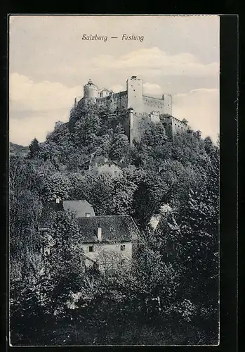 AK Salzburg, Festung mit Umgebung