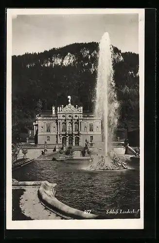AK königliche Schloss Lidnerhof, Schlosspark