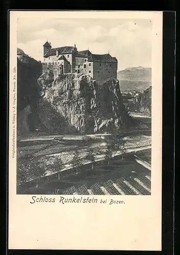 AK Bozen, Schloss Runkelstein mit Umgebung