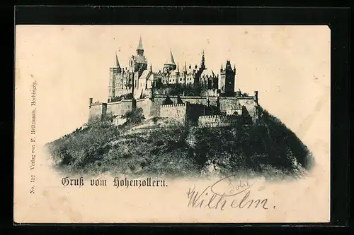AK Burg Hohenzollern, Gesamtansicht