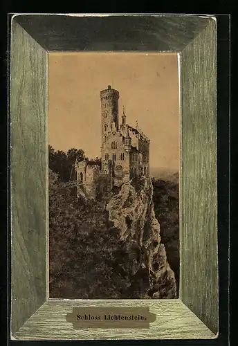 AK Lichtenstein, Blick zum Schloss