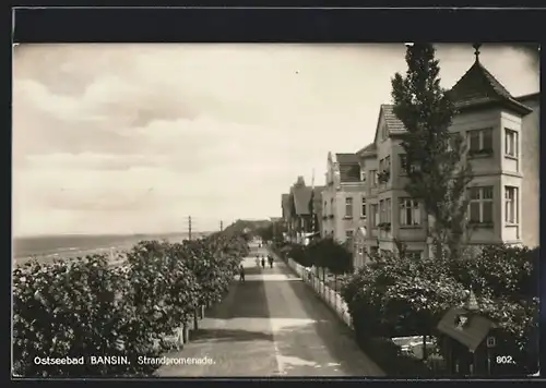 AK Bansin /Ostsee, DieStrandpromenade