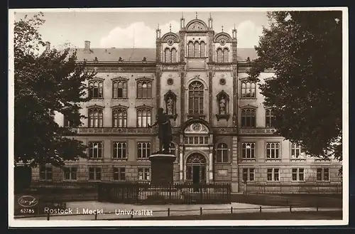 AK Rostock i. Meckl., Die Universität