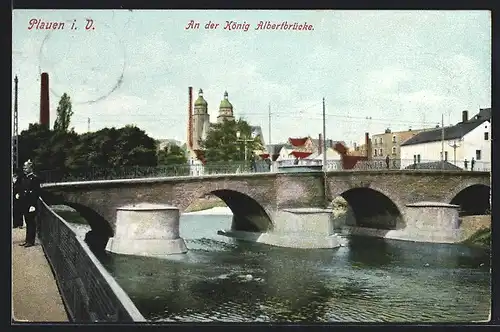 AK Plauen, An der König Albertbrücke