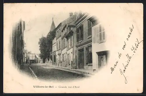 AK Villiers-le-Bel, Grande rue d`Aral, Strassenpartie