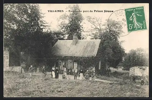 AK Villaines, Entrée du parc du Prince Jéromes