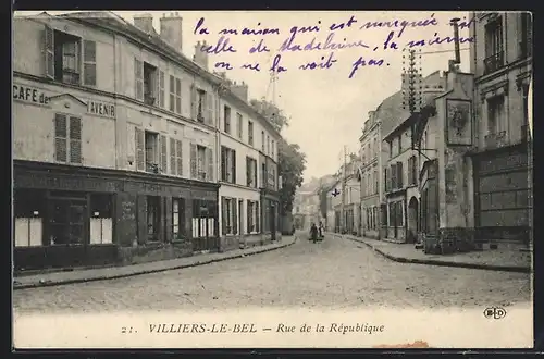 AK Villiers-le-Bel, Rue de la Republique