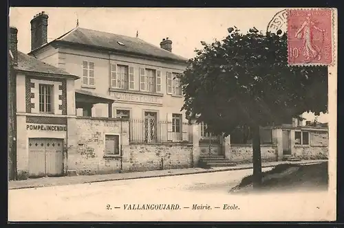 AK Vallangoujard, Mairie et Ecole