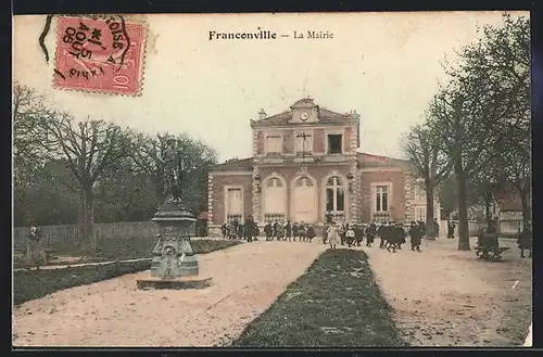 AK Franconville, La Mairie