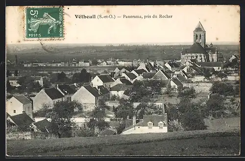 AK Vétheuil, Panorama pris du Rocher