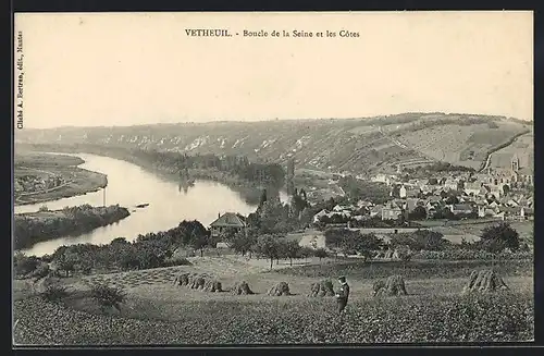 AK Vetheuil, Boucle de la Seine et les Cotes