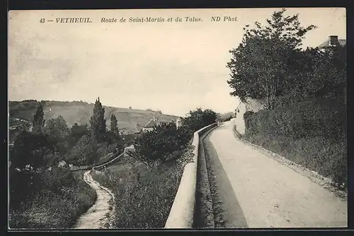 AK Vétheuil, Route de Saint-Martin et du Talus