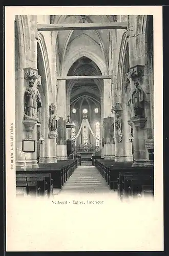 AK Vetheuil, Eglise, Interieur