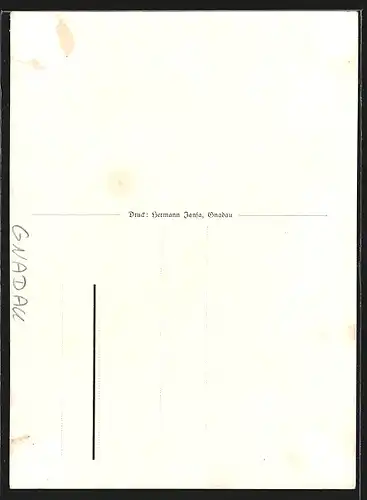 AK Gnadau, Hofeingang des Schwesternhauses