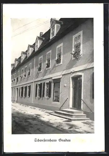 AK Gnadau, Ansicht vom Schwesternhaus