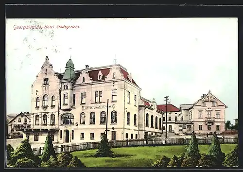 AK Georgswalde, Hotel Stadtgericht