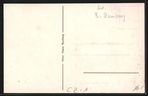 AK Rumburg, Bahnhofstrasse