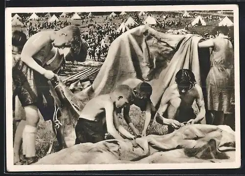 AK Arbeiterkinder in den Zeltlagern der Kinderfreunde