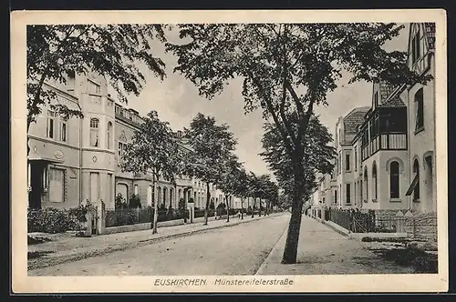 AK Euskirchen, Häuser an der Münstereifelerstrasse