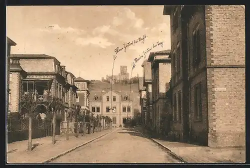 AK Oberlahnstein a. Rhein, Lahneckstrasse Ecke Mittelstrasse