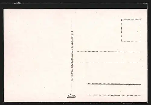 AK Genthin, Partie in der Bahnhofstrasse