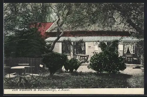 AK Werschenrege, Gasthaus zum Waldhorn