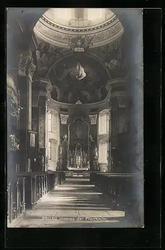 AK Pöllau, Inneres der Pfarrkirche