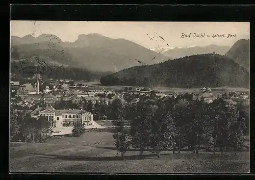 AK Bad Ischl, Vom kaiserl. Park aus gesehen