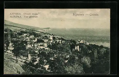 AK Aloupka /Crimée, Vue generale