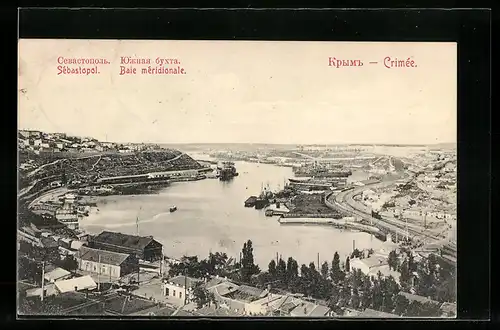 AK Sébastopol /Crimée, Baie méridionale