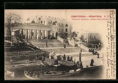 AK Sébastopol, Débarcadère Grafsky