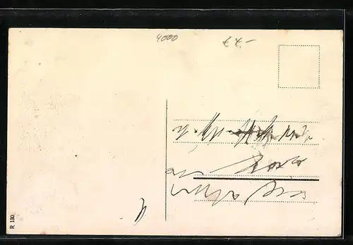 AK Düsseldorf, Hafenpartie mit Segelschiffen