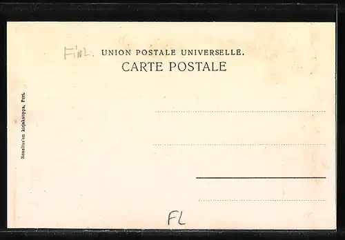 AK Pomarkku, Holzgebäude an einem Gewässer