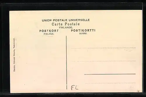 AK Ekenäs-Tammisaari, Uferstrasse mit Häusern am Wasser