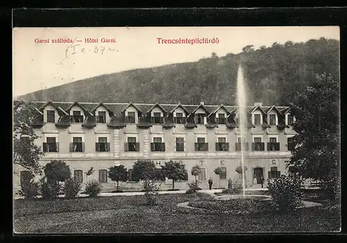 AK Trencsénteplic, Hotel Garni