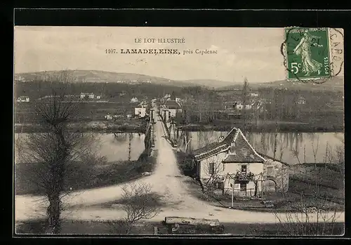 AK Lamadeleine, Ortsansicht aus der Vogelschau