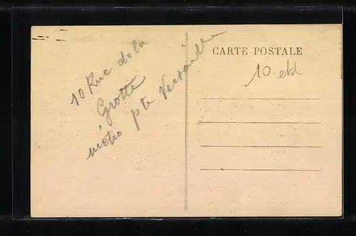 AK Latronquière, Route d`Aurillac à droite