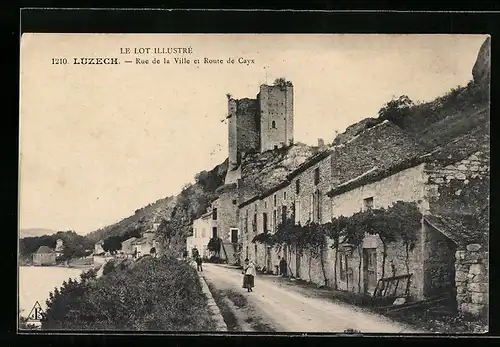 AK Luzech, Rue de la Ville et Route de Cayx