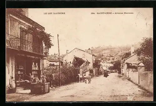 AK Saint-Céré, Avenue Marceau