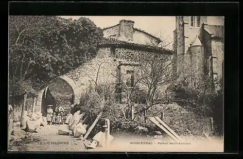 AK Sousceyrac, Portail Saint-Antoine