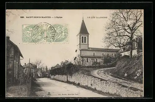 AK Saint-Denis-Martel, L`Eglise
