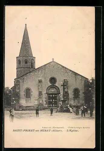 AK Saint-Priest-en-Murat, L`Eglise