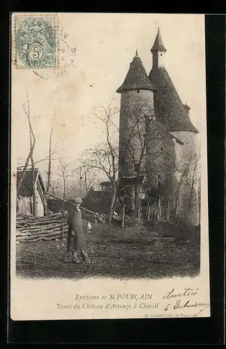 AK Chareil, Tours du Château d`Artange