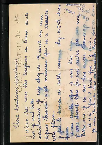 AK Beaulon, Rue des Chambons, Strassenpartie