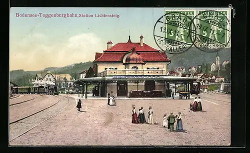 AK Lichtensteig, Bodensee-Toggenbrugbahn, Bahnhof